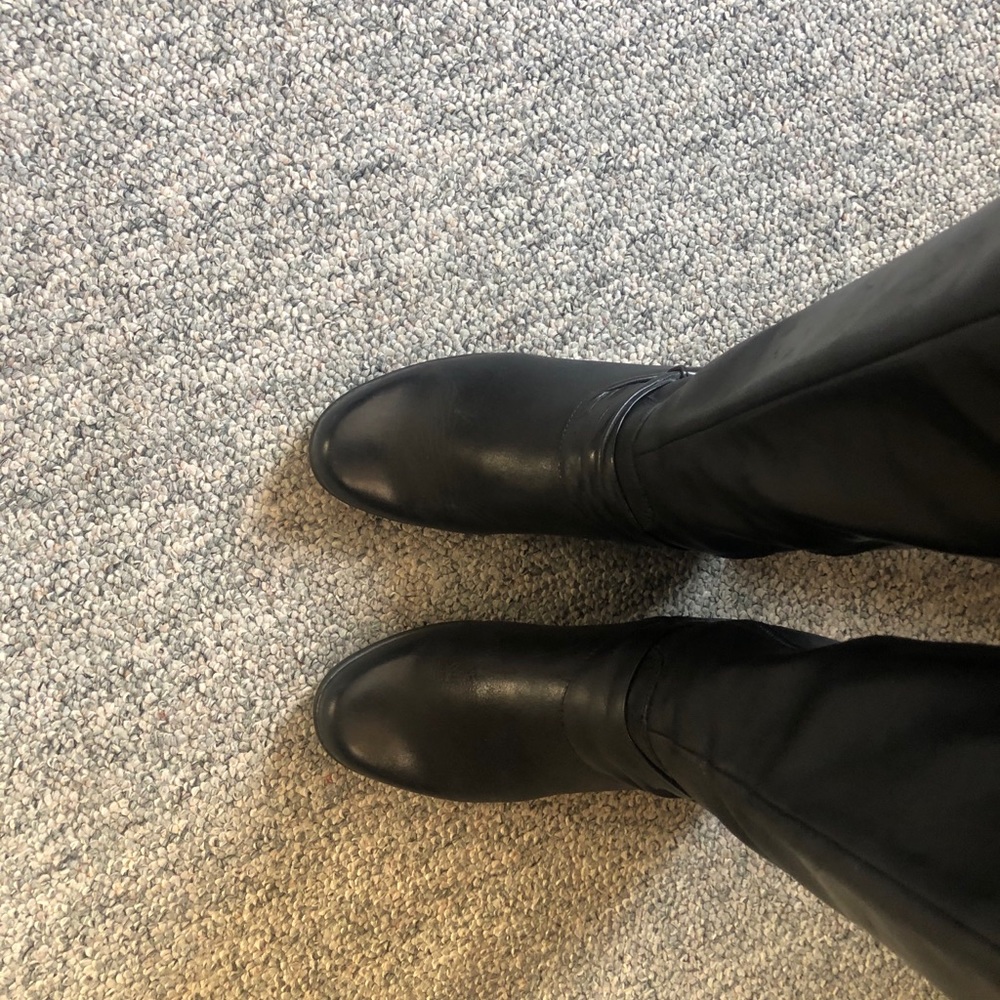 Women’s Clark black leather boots